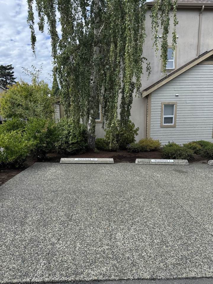 Strata reserved stalls after pressure washing